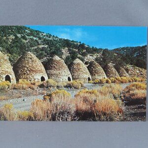 Vintage Postcard - Charcoal Kilns Wildrose Canyon Death Valley - Dexter Press